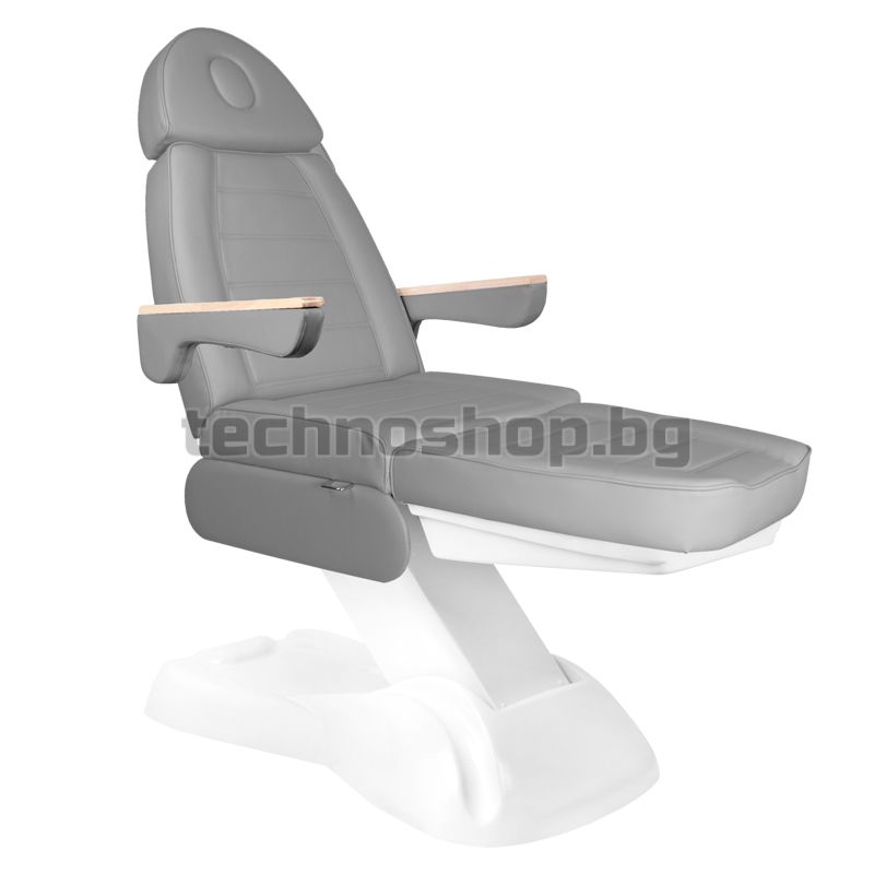 Електрически козметичен стол с 3 мотора - сив Lux 273B – снимка 5