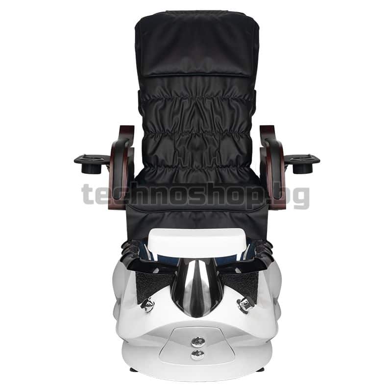 FOTEL PEDICURE SPA AS-261 CZARNO-BIAŁY Z FUNKCJĄ MASAŻU – снимка 6