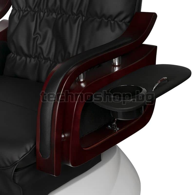 FOTEL PEDICURE SPA AS-261 CZARNO-BIAŁY Z FUNKCJĄ MASAŻU – снимка 8