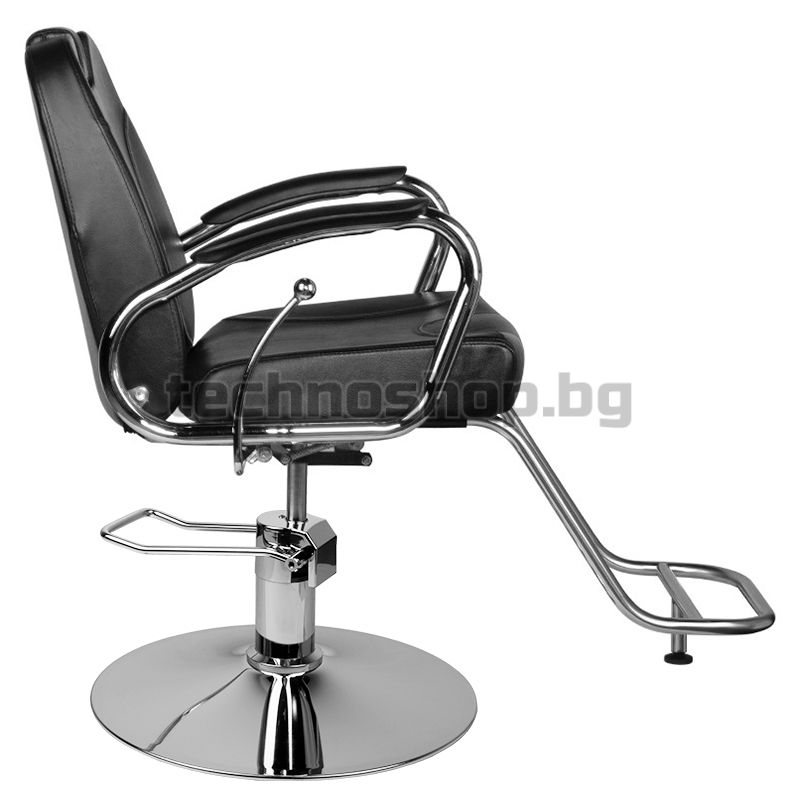 Бръснарски стол - черен Hair System HS44 – снимка 3