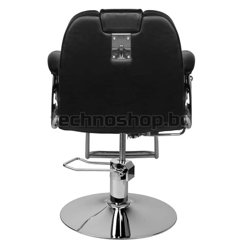 Бръснарски стол - черен Hair System HS44 – снимка 4