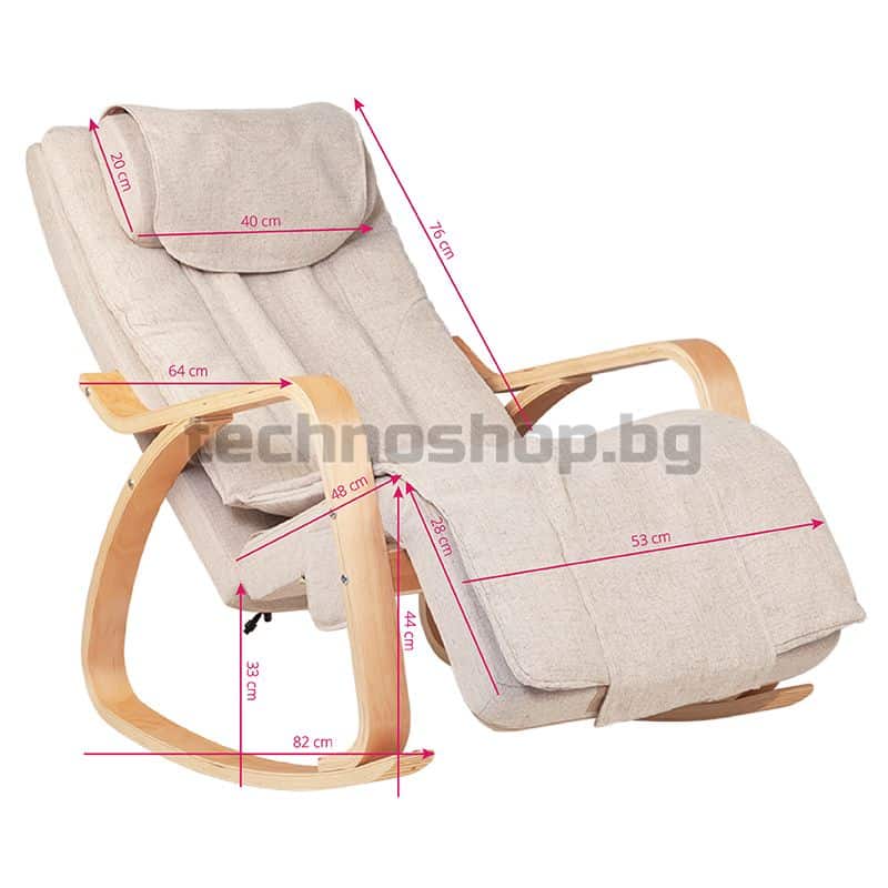 Масажен стол - бежов Sakura Relax – снимка 7
