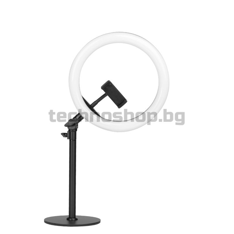 Кръгла LED лампа - черна 10" 8W – снимка 5