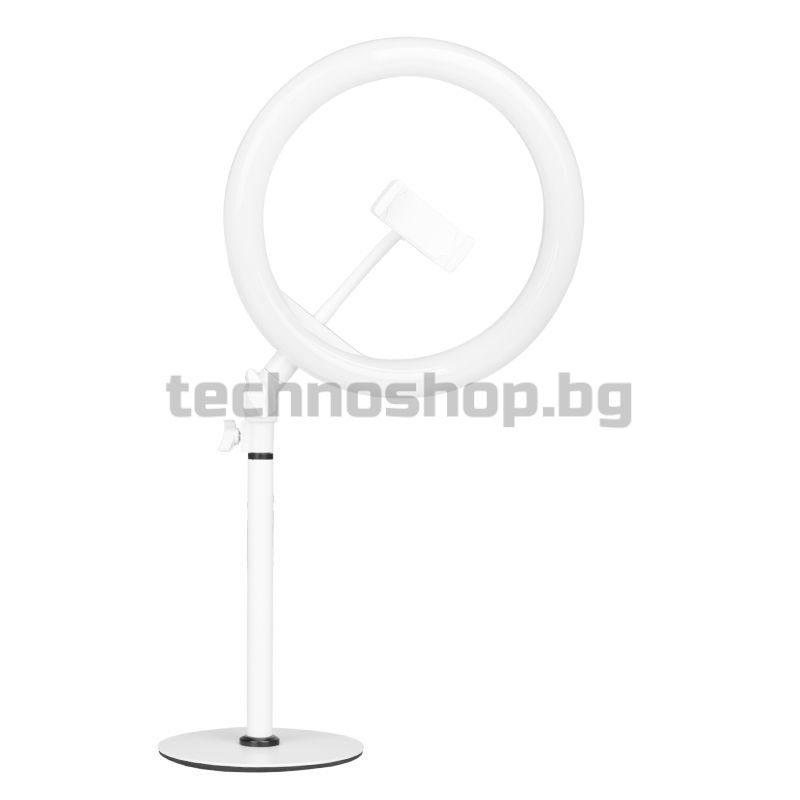 Кръгла LED лампа - бяла 10" 8W – снимка 3