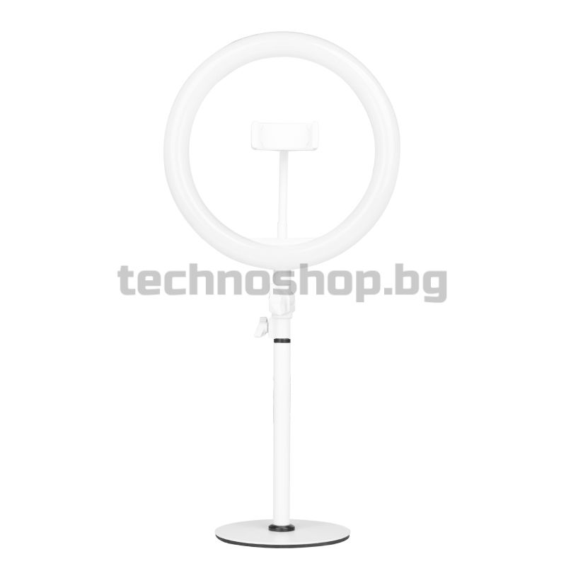 Кръгла LED лампа - бяла 10" 8W – снимка 5