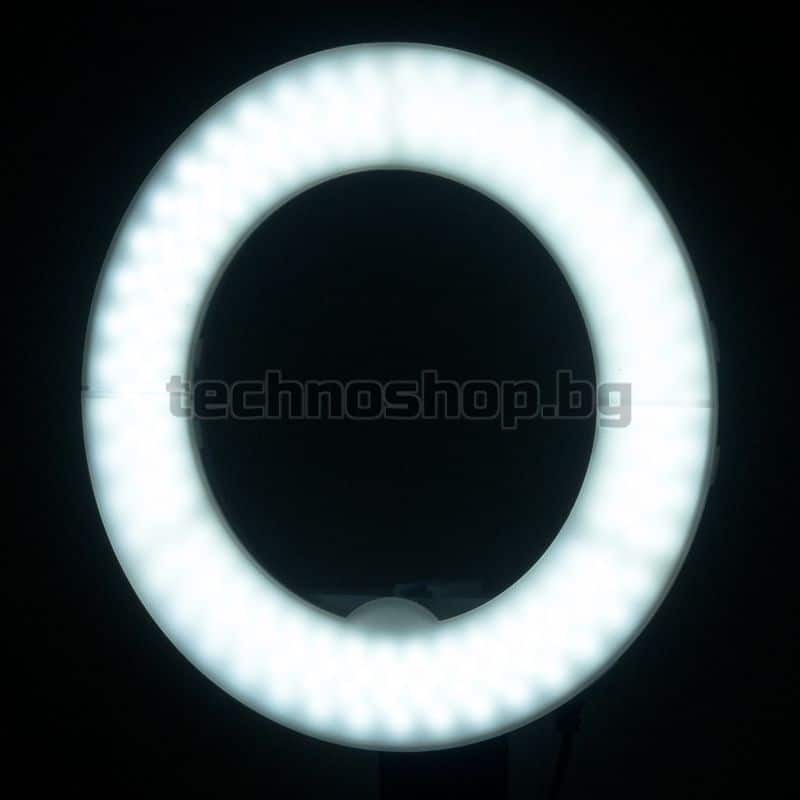 Кръгла LED лампа - бяла 10" 8W – снимка 8