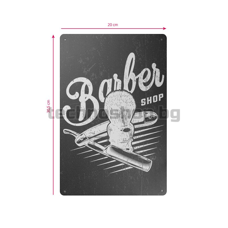 Декоративна дъска за бръснар Barber Shop - B026 – снимка 2