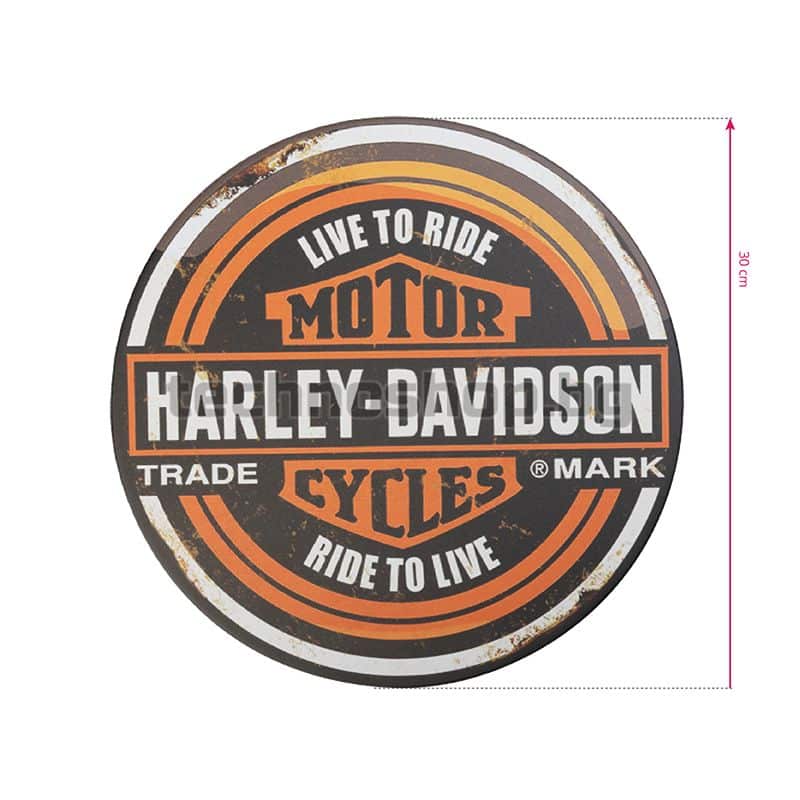 Декоративна дъска за бръснар Harley-Davidson CT176 – снимка 2