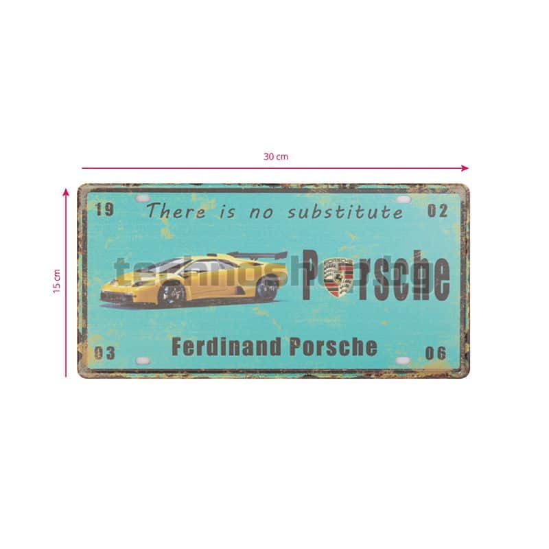 Декоративна регистрационна табела Porche 189 – снимка 2