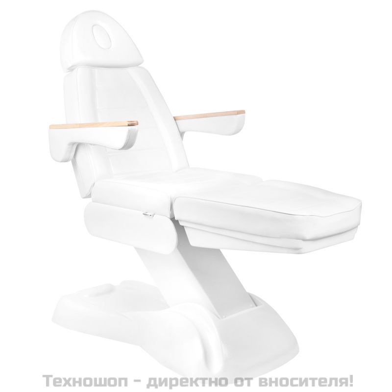 Електрически козметичен стол с 3 мотора - бял Lux 273B – снимка 3