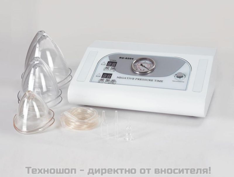 ПРОФЕСИОНАЛЕН АПАРАТ ЗА ВАКУУМЕН МАСАЖ, ВЕНДУЗНА ТЕРАПИЯ, ПОВЛИЯВАНЕ НА ЦЕЛУЛИТ, УГОЛЕМЯВАНЕ И СТЯГАНЕ НА БЮСТА – снимка 6