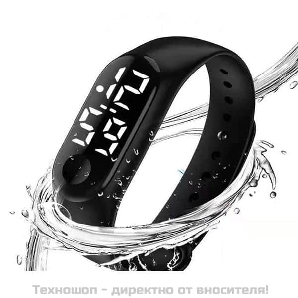 Спортен LED часовник - Син цвят – снимка 5
