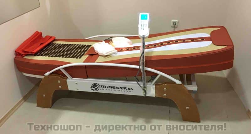 Термомасажно легло от висок клас - с нефрит, турманий и много екстри! – снимка 15