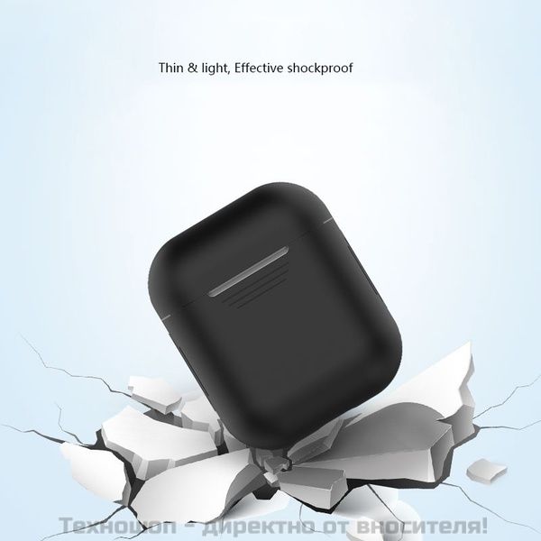Силиконов протектор за слушалки AirPods – снимка 2