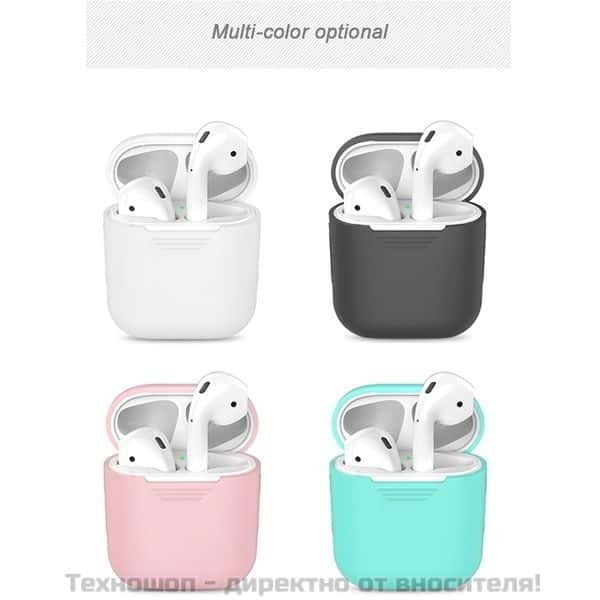 Силиконов протектор за слушалки AirPods – снимка 3