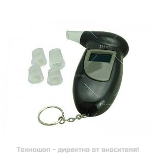 Дигитален дрегер за алкохол с LCD дисплей, Черен – снимка 2