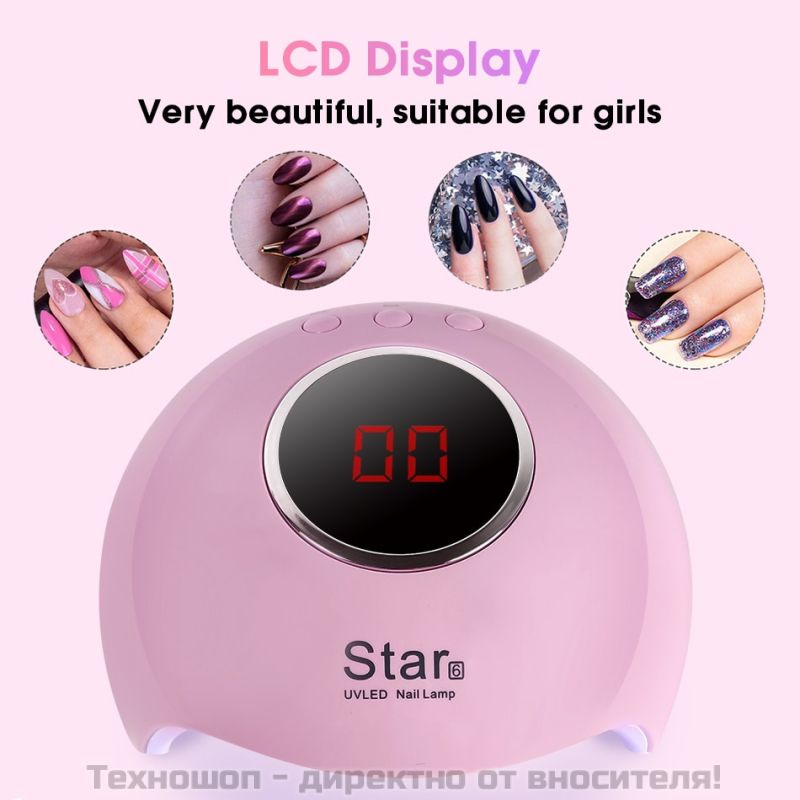 Лампа за маникюр UV/LED 24W, модел STAR 6 – снимка 8
