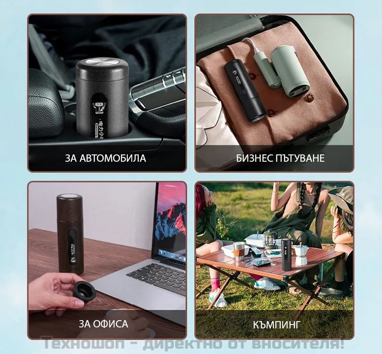 Преносима кафемашина за къмпинг или автомобил MX3 – снимка 10