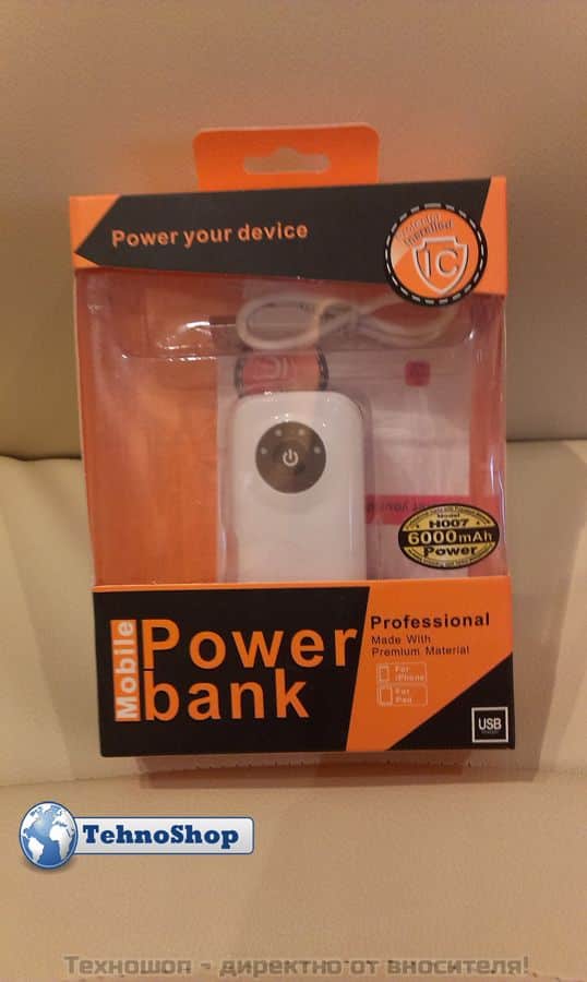 УНИВЕРСАЛНО ЗАРЯДНО POWER BANK ЗА СПЕШНО ЗАРЕЖДАНЕ - 6000 mAh – снимка 5