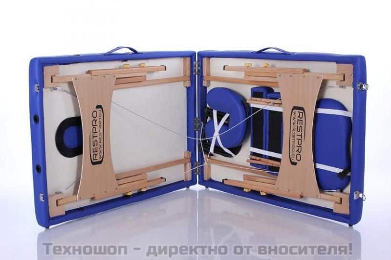 МАСАЖНА КУШЕТКА "Restpro Classic -2" (цветове: кремав, бежов, черен, червен, син, синьо-зелен, лилав, винено червен) – снимка 6