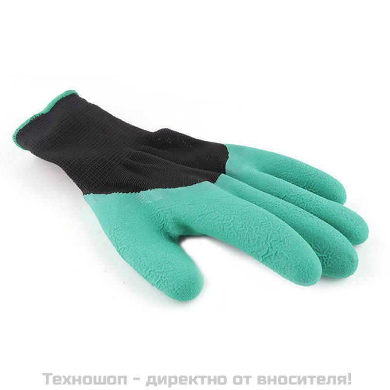 Градинарски ръкавици с нокти – снимка 3