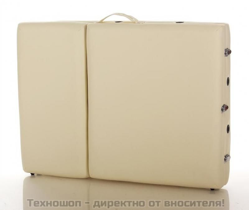 ТРИСЕКТОРНА МАСАЖНА КУШЕТКА "Restpro Classic -3" (цветове: кремав и черен) – снимка 9