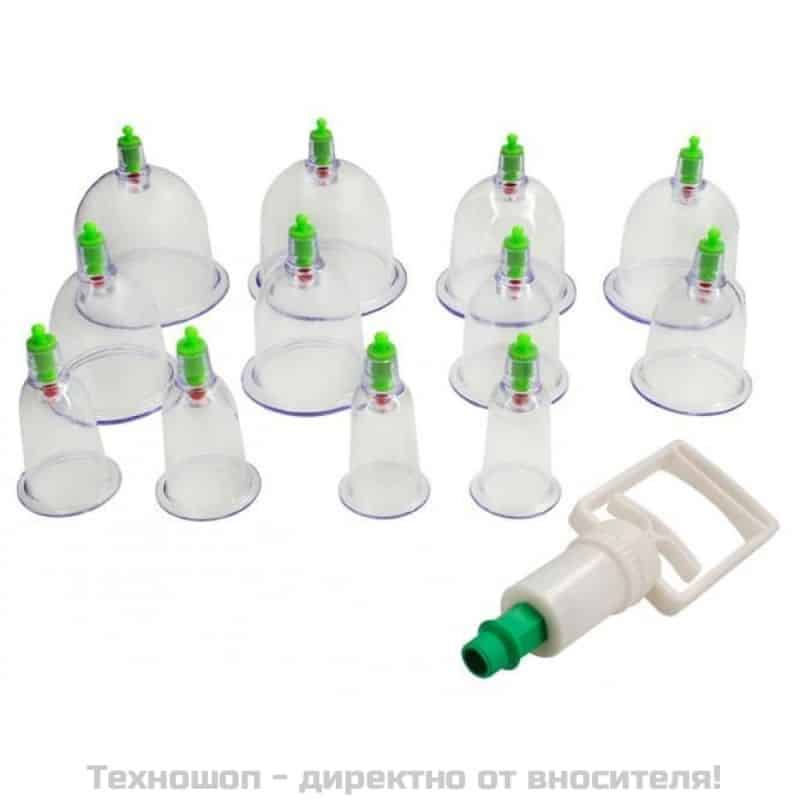 Вакуумни вендузи с помпа - комплект 12 броя – снимка 2