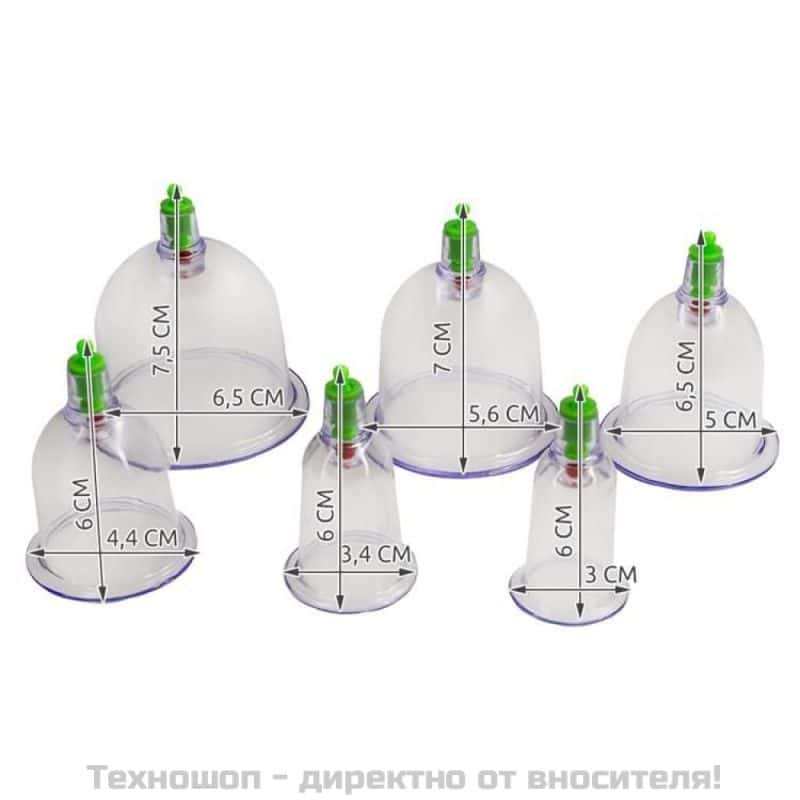 Вакуумни вендузи с помпа - комплект 12 броя – снимка 3