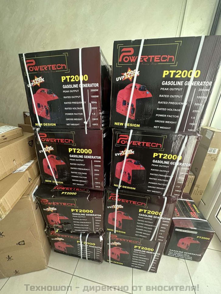 Инверторен генератор 2000W, Powertech PT-2000 – снимка 8