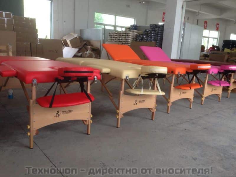 ДВУСЕКЦИОННО МАСАЖНО ЛЕГЛО "MSG-PRO Standard 2" - ЧЕРВЕНО – снимка 6