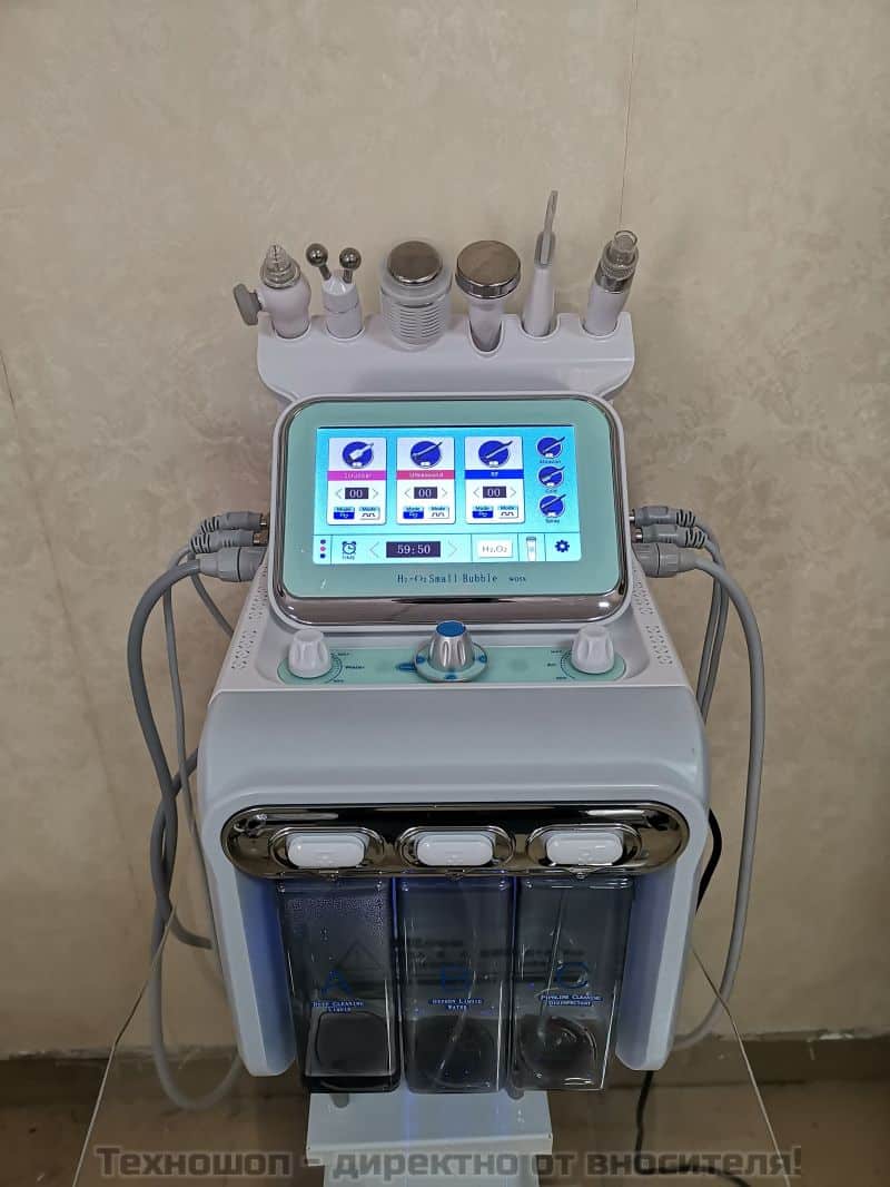 Професионален апарат за водно дермабразио 6 в 1 – снимка 7