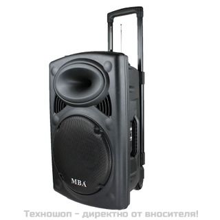 "MBA F-12A" - КАРАОКЕ ТОНКОЛОНА С FM ТУНЕР, BLUETOOTH, С 2 БЕЗЖИЧНИ МИКРОФОНА, ДИСТАНЦИОННО, ВГРАДЕН АКУМУЛАТОР и MP3 - ОТ SD КАРТА ИЛИ ФЛАШКА – снимка 12