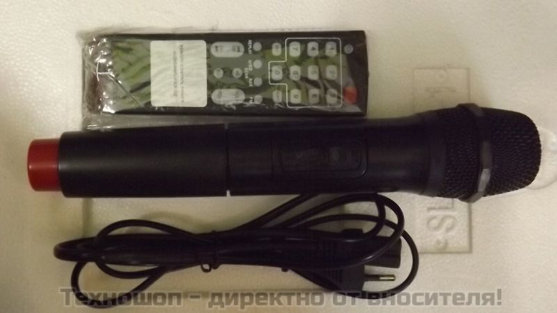 КАРАОКЕ ТОНКОЛОНА "LY-12" - С FM ТУНЕР, BLUETOOTH, С 2 БЕЗЖИЧНИ МИКРОФОНА, ДИСТАНЦИОННО, ВГРАДЕН АКУМУЛАТОР и MP3 - ОТ SD КАРТА ИЛИ ФЛАШКА – снимка 12
