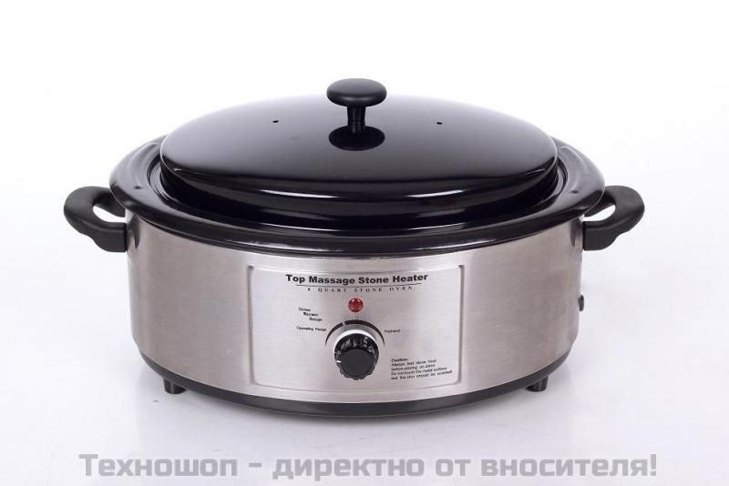 45 бр. ВУЛКАНИЧНИ КАМЪНИ ЗА МАСАЖ, в КОМПЛЕКТ с ПОДГРЯВАЩ СЪД, ТЕРМОМЕТЪР и ДЪРВЕНА БЪРКАЛКА – снимка 2