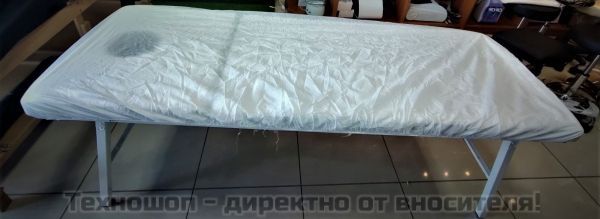 Еднократен чаршаф с ластик и връзка – за масажни и козметични кушетки