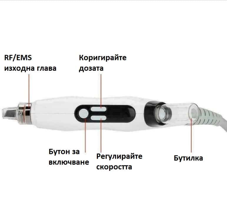 Пистолет за мезотерапия на кожата с Радиочестота и EMS – снимка 6