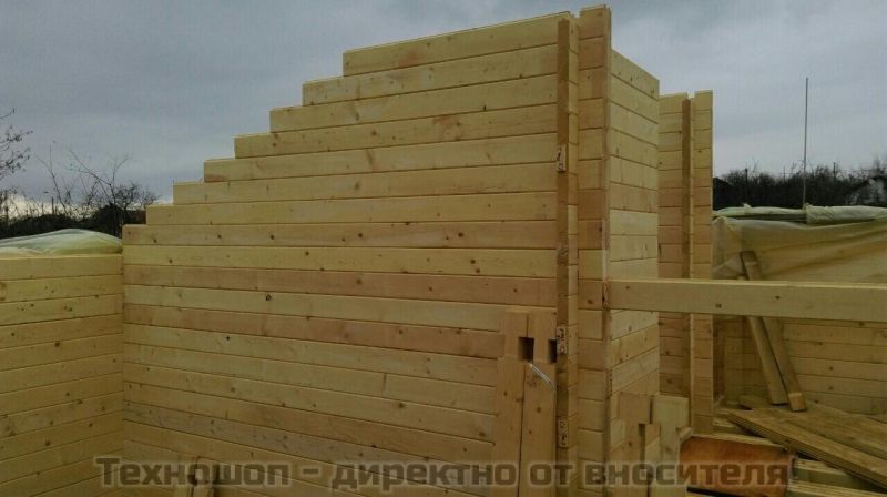 СГЛОБЯЕМА КЪЩА ОТ МАСИВНО ДЪРВО "БОРОВЕЦ" - 66 кв.м – снимка 6