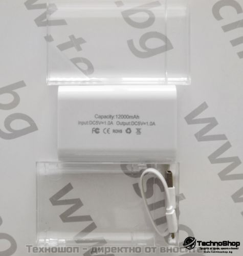 ВЪНШНА БАТЕРИЯ ЗА СПЕШНО ЗАРЕЖДАНЕ - Power Bank 12 000 mAh – снимка 3