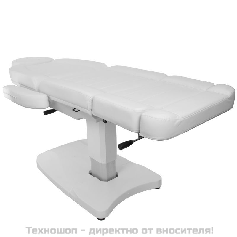 Електрически козметичен стол с 2 мотора - бял Azzurro 80A – снимка 3