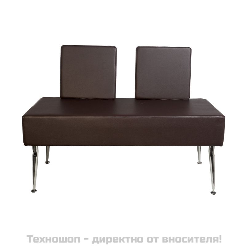 Диван за чакалня - кафяв Gabbiano D-023B – снимка 2
