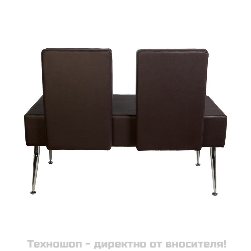 Диван за чакалня - кафяв Gabbiano D-023B – снимка 3
