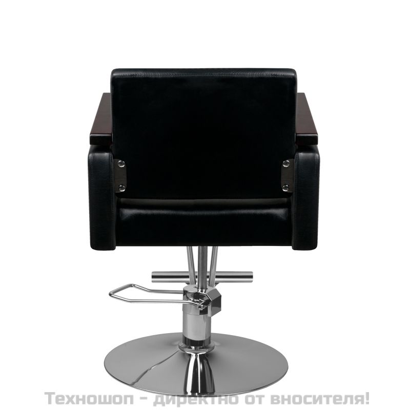 Бръснарски стол - черен Hair System 0-189 – снимка 2