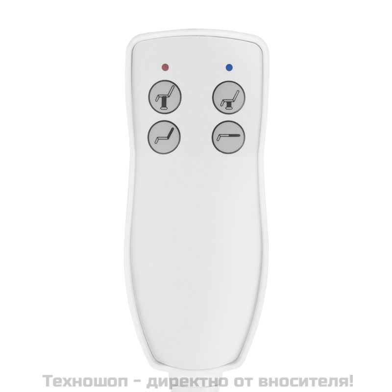 Електрическо легло за масаж с 2 мотора - бяло Azzurro 336A – снимка 2