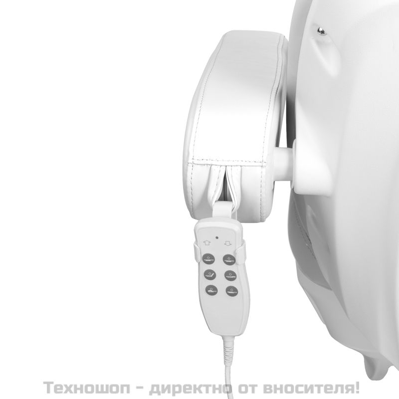 Електрически козметичен стол с 3 мотора - бял Azzurro 875B – снимка 4