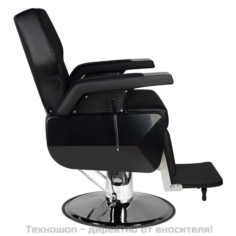 Бръснарски стол - черен Hair System – снимка 2