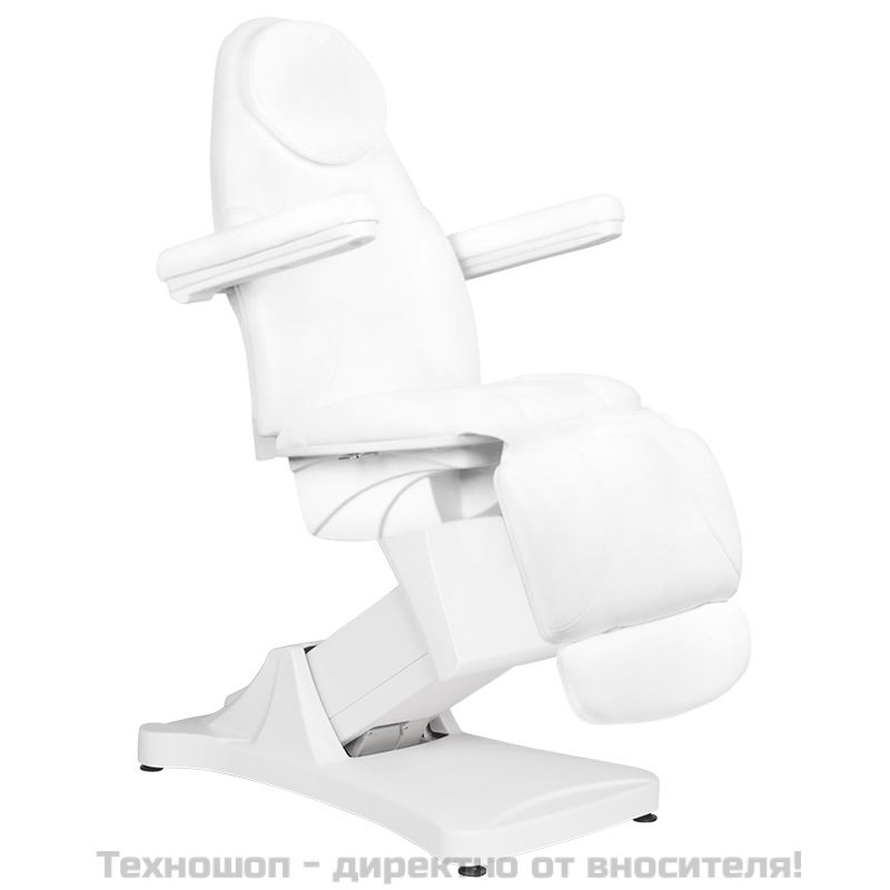 Електрически козметичен стол с 3 мотора - бял Basic 158A – снимка 2