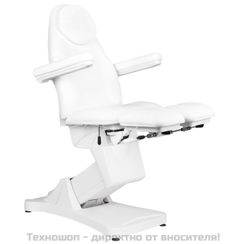 Електрически козметичен стол с 3 мотора - бял Basic 156A Pedi – снимка 3