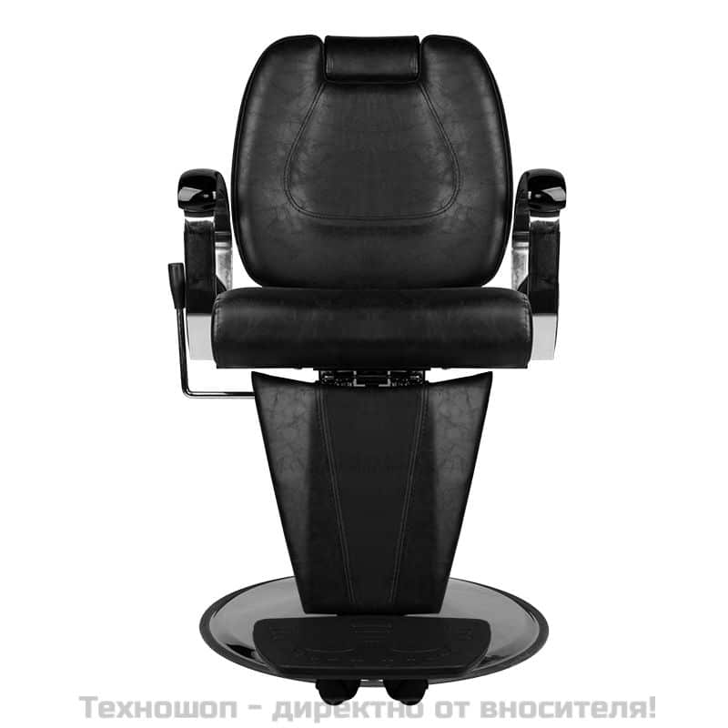 Бръснарски стол - черен Hair System SM101 – снимка 2