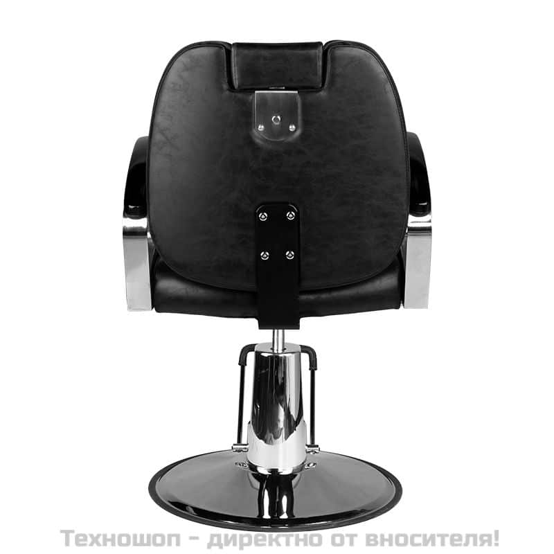 Бръснарски стол - черен Hair System SM101 – снимка 3