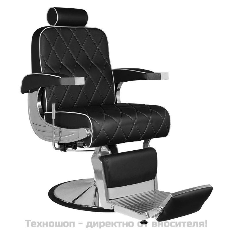 Бръснарски стол - черен Hair System Imperial – снимка 2
